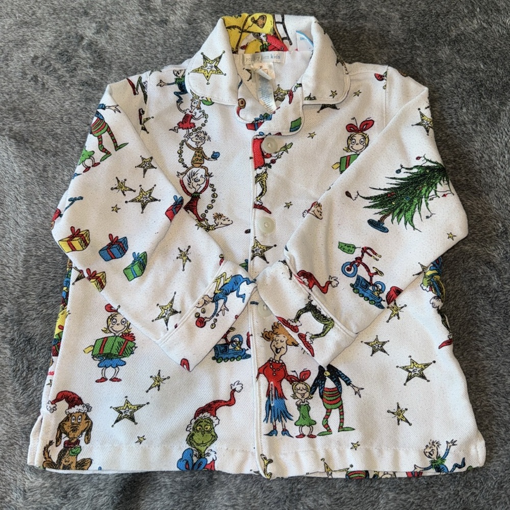 🎄 Grinch Toddler Pajamas 🎄 - Picture 2 of 12